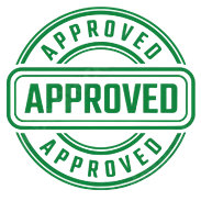 Tampon approuvé sur l'oeuvre