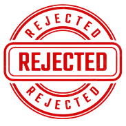 Tampon rejeté sur l'oeuvre